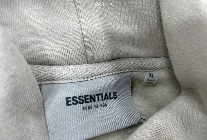 Essentials Hoodie Khaki 4