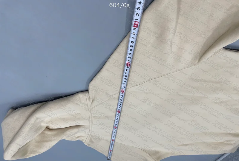 Essentials FOG Hoodie - with measurements
