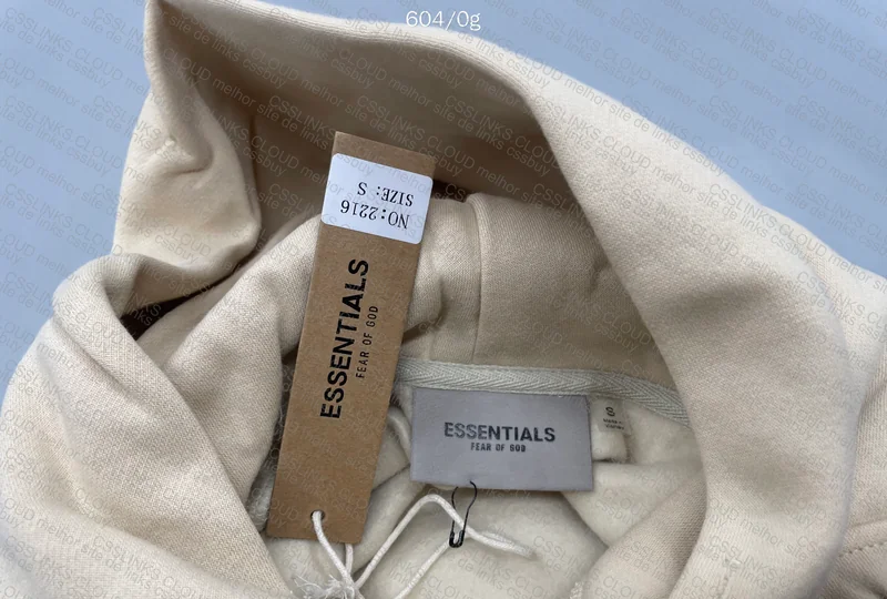 Essentials FOG Hoodie - with measurements 4