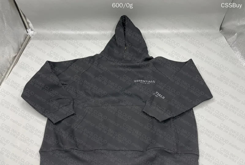 Essentials Black Hoodie 2