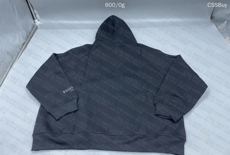 Essentials Black Hoodie 3