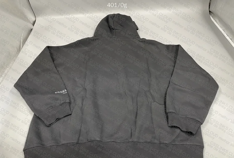 Essentials Black Hoodie 4