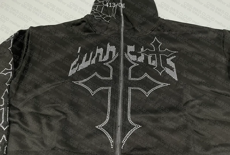 Rhinestone Hoodie 5