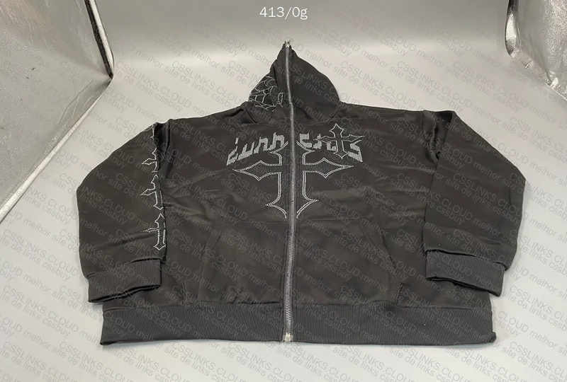 Rhinestone Hoodie 6
