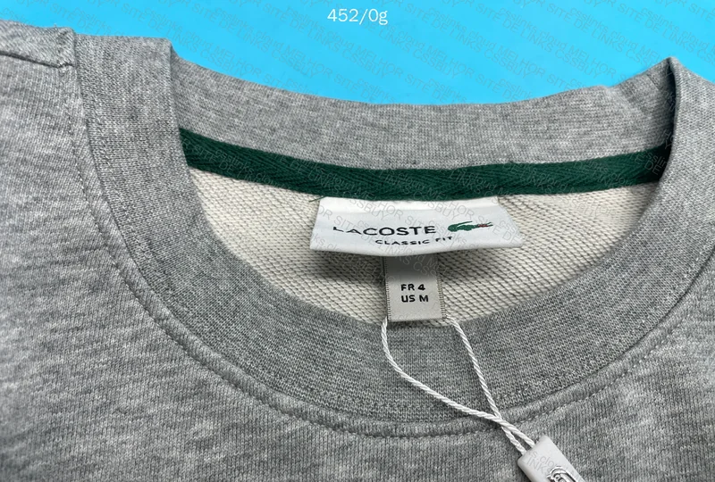 Lacoste Gray Hoodie (Taurus REP)