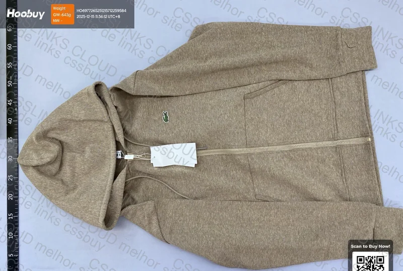 Lacoste Hoodie with Zipper 2
