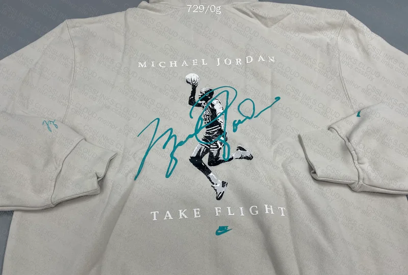 Michael Jordan Hoodie with Measurements 2