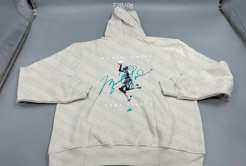 Michael Jordan Hoodie with Measurements 9