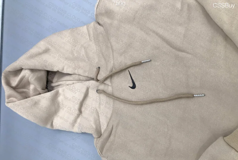 Mini Swoosh Beige Hoodie 2