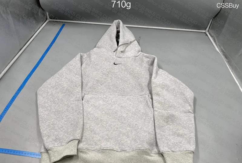Mini Swoosh Gray Hoodie 2