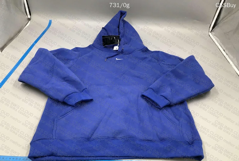 Nike Mini Swoosh Blue Hoodie