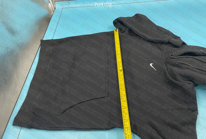 Nike Mini Swoosh Hoodie with Measurements 9