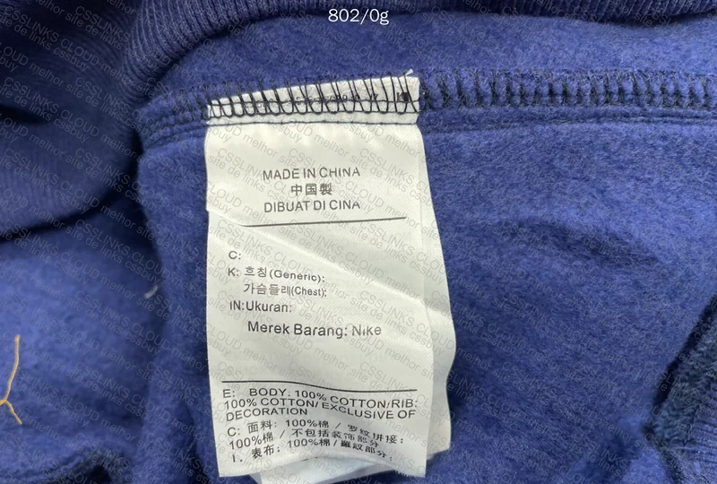Nocta Navy Blue Hoodie 3