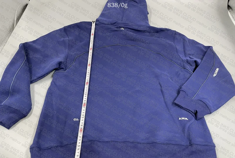 Nocta Hoodie with Measurements 7