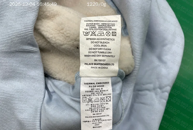 Palace Thermal Embossed Hoodie P3 6
