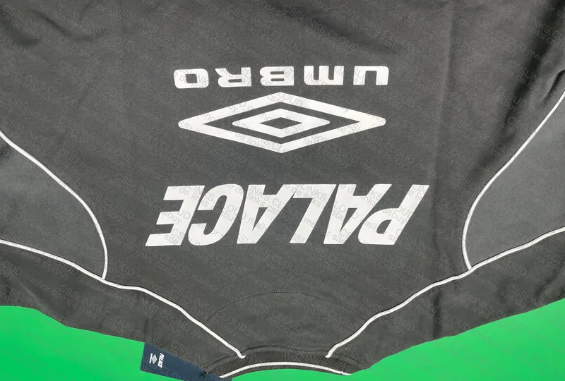 Moletom Palace X Umbro Black - Tiger 3