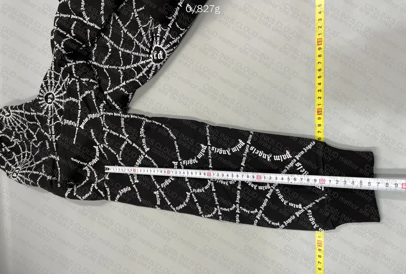 Palm Angels Spider Hoodie with Measurements 7