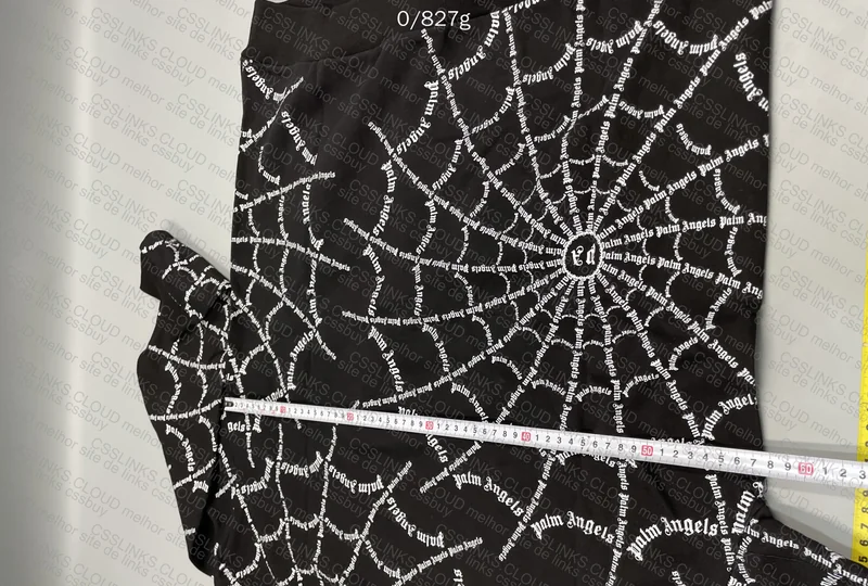 Palm Angels Spider Hoodie with Measurements 8