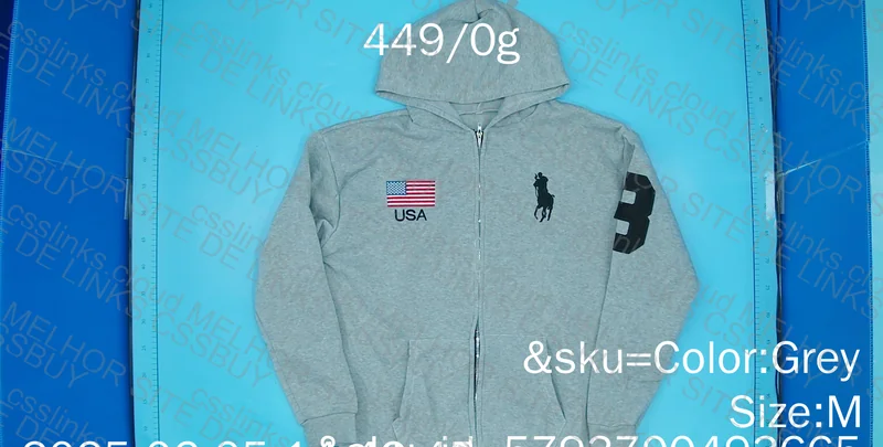 Ralph Lauren Hoodie + CH Chain