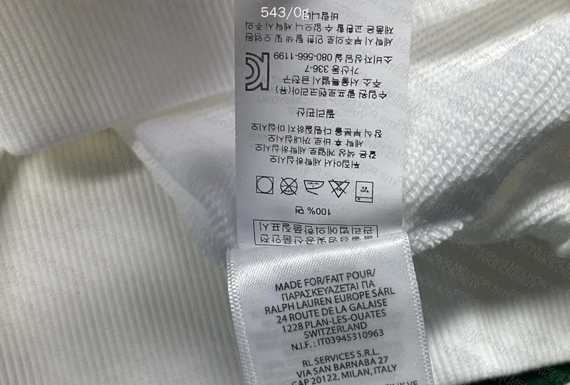 White RL Hoodie XL 5