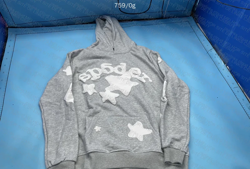 Gray Sp5der Hoodie (Help me) 2