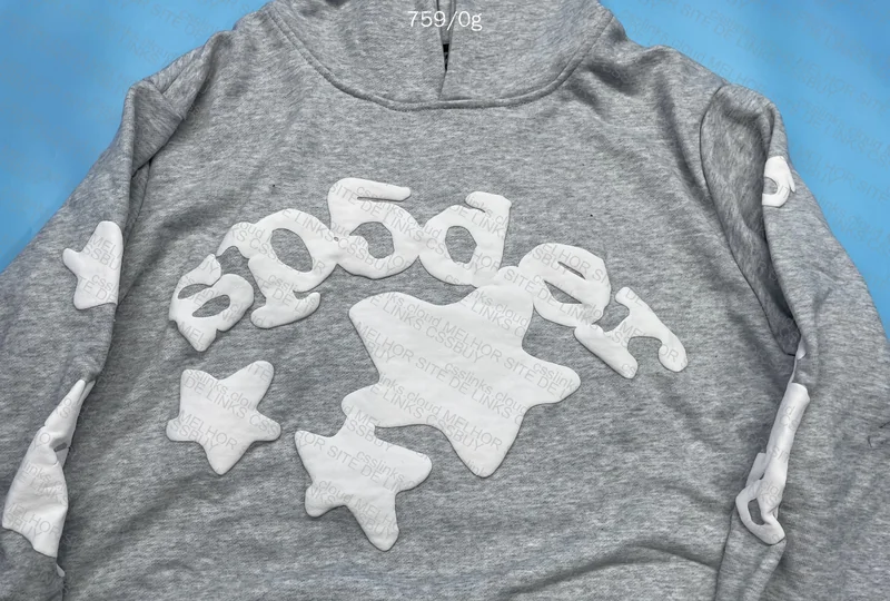 Gray Sp5der Hoodie (Help me) 4
