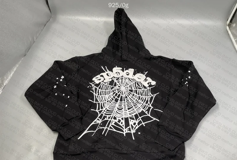 Sp5der Black Hoodie