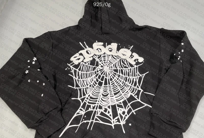 Sp5der Black Hoodie 2
