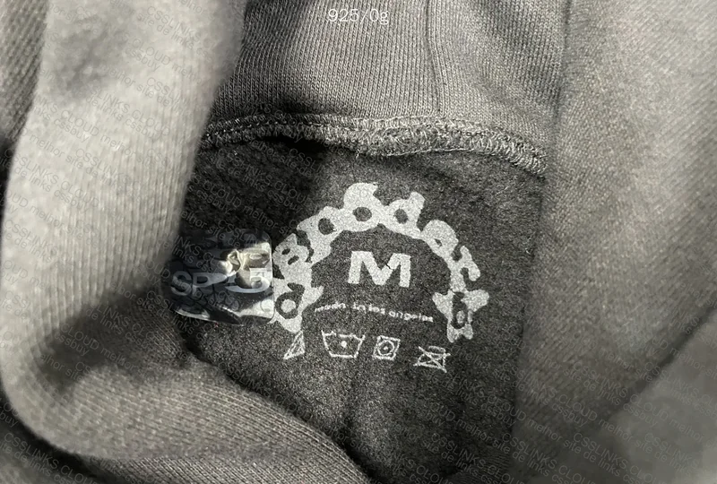Sp5der Black Hoodie 3
