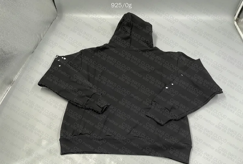 Sp5der Black Hoodie 4