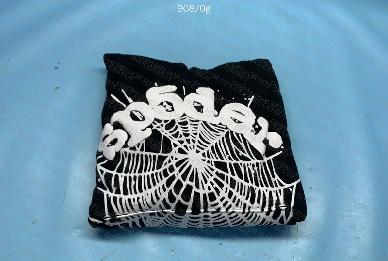 Sp5der Black Hoodie