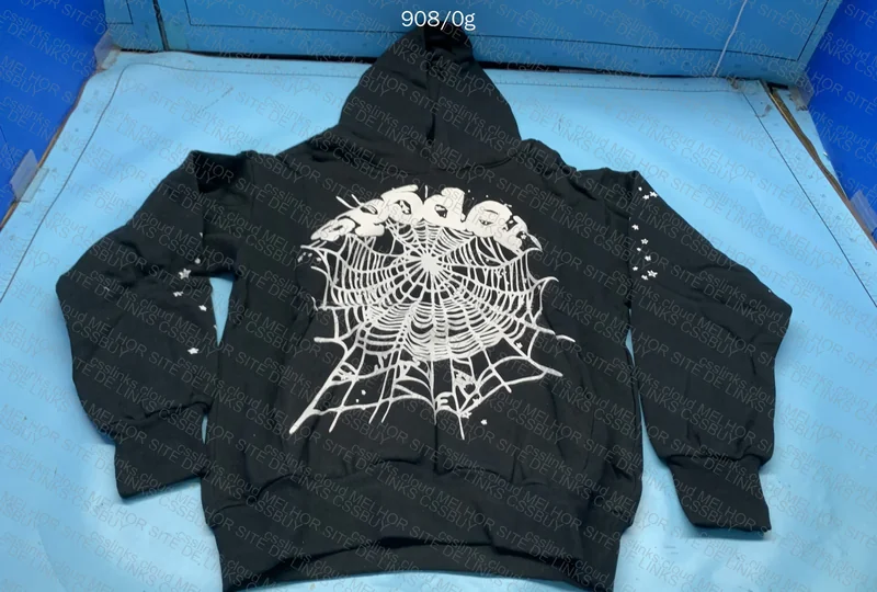 Sp5der Black Hoodie 2