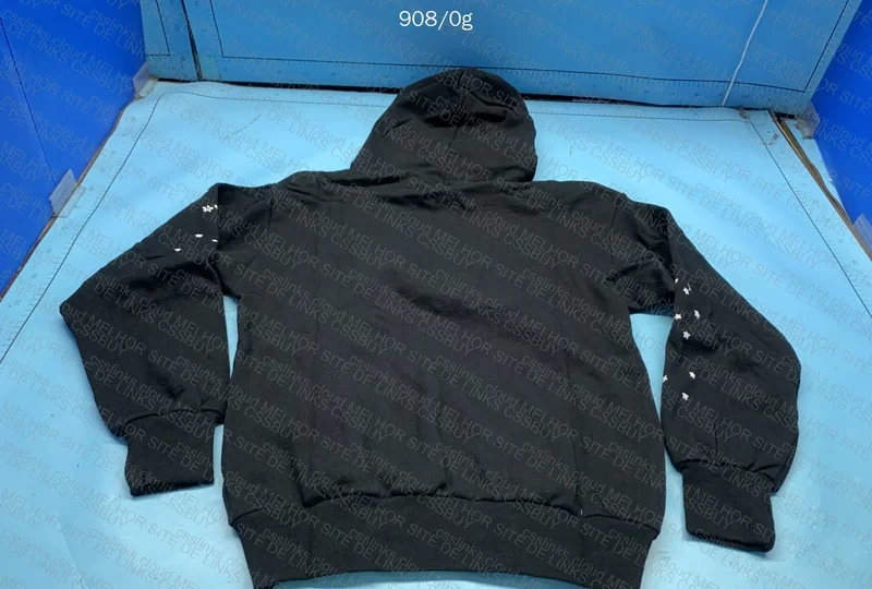 Sp5der Black Hoodie 3