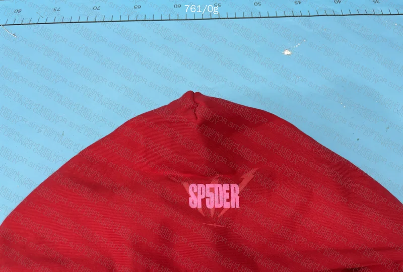 Sp5der Red Hoodie 5