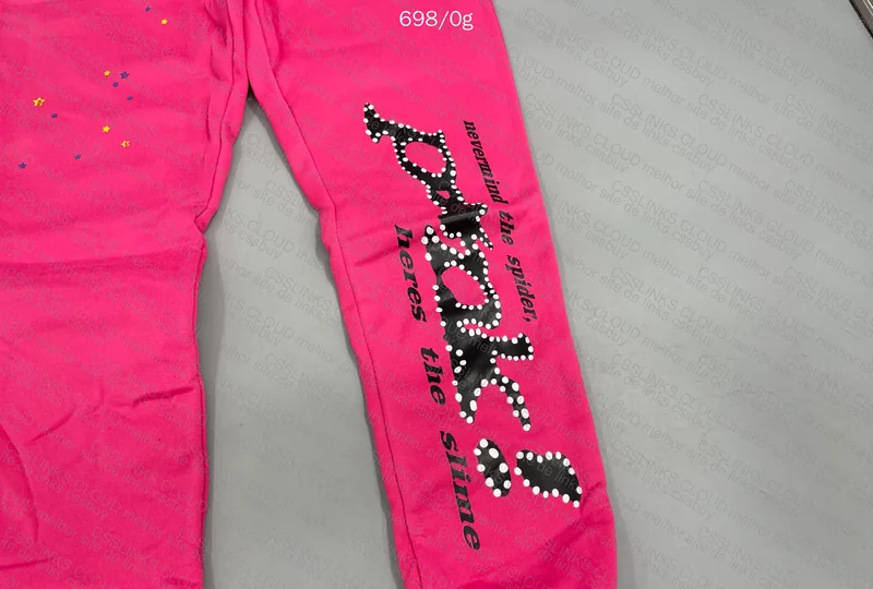 Sp5der Young Thug Pink Set Hoodie 4
