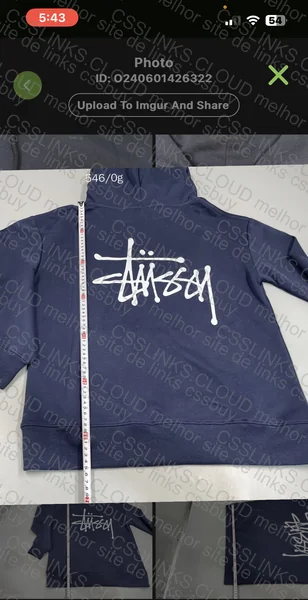 Stussy Navy Blue Hoodie 4