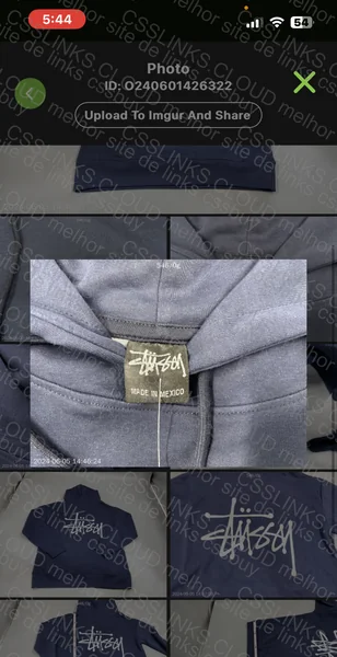Stussy Navy Blue Hoodie 5