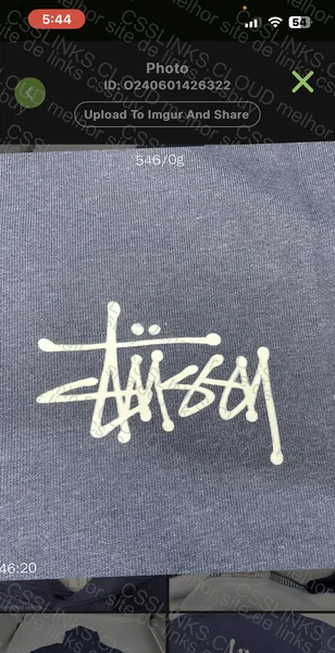 Stussy Navy Blue Hoodie 6