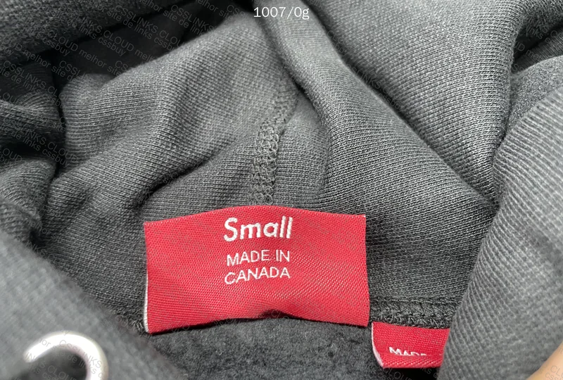 Supreme Box Logo Hoodie with Measurements 2