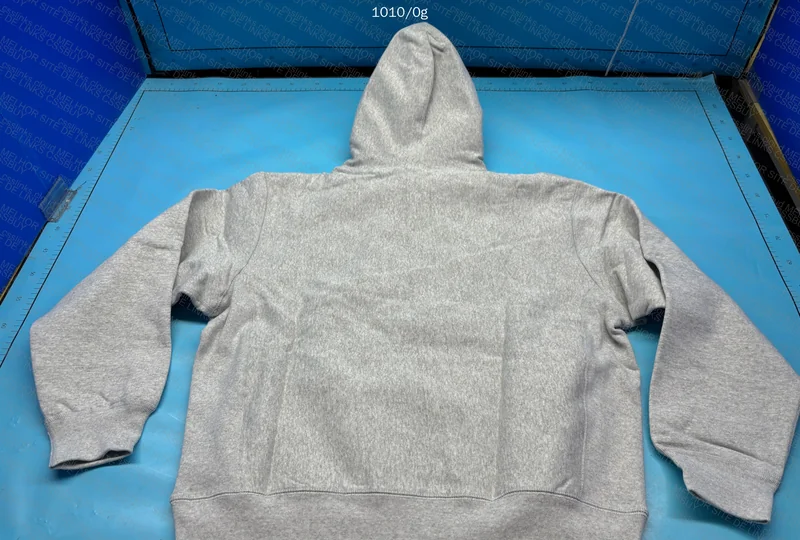 Supreme Box Logo Hooded Ash Grey FW23 Hoodie 2