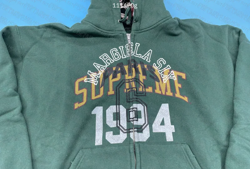 Supreme Maison Margiela MM6 TigerReps Hoodie (With Measurements) 3