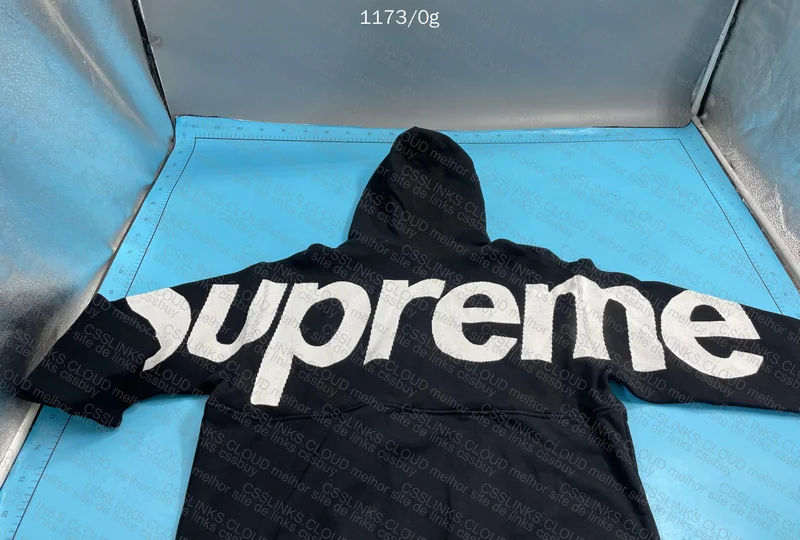 Supreme Black Hoodie 4