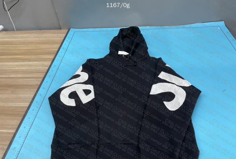 Supreme Black Hoodie FW24 5
