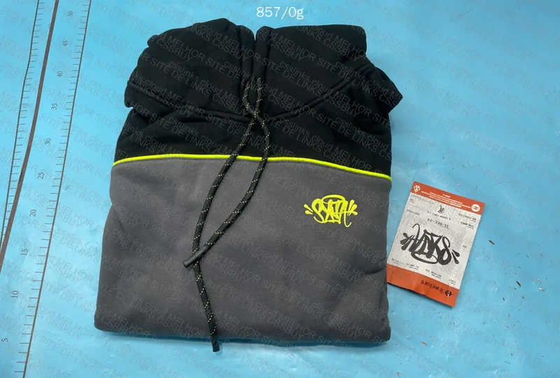 Syna World Pipe Neon Black Hoodie 4