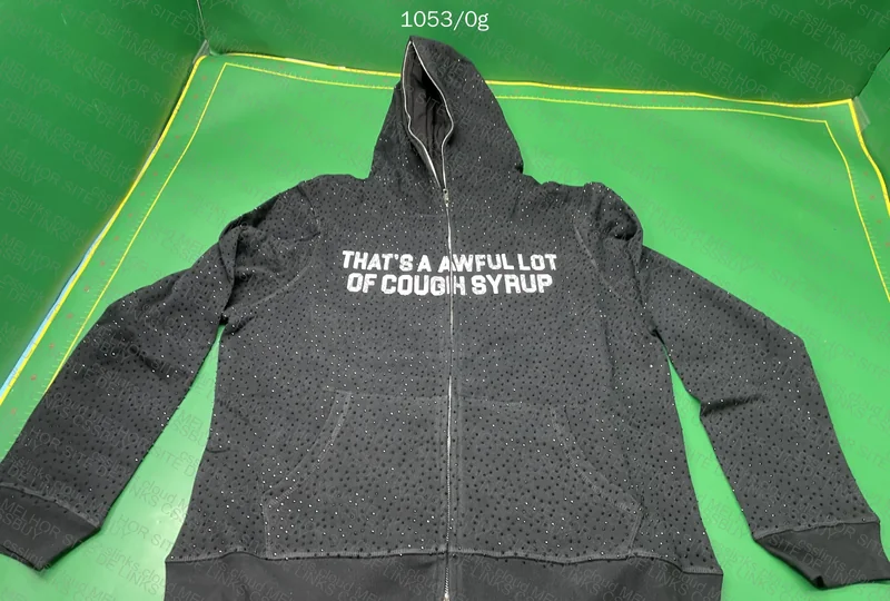 That's a Awful Lot of Cough Syrup Hoodie (with Measurements)