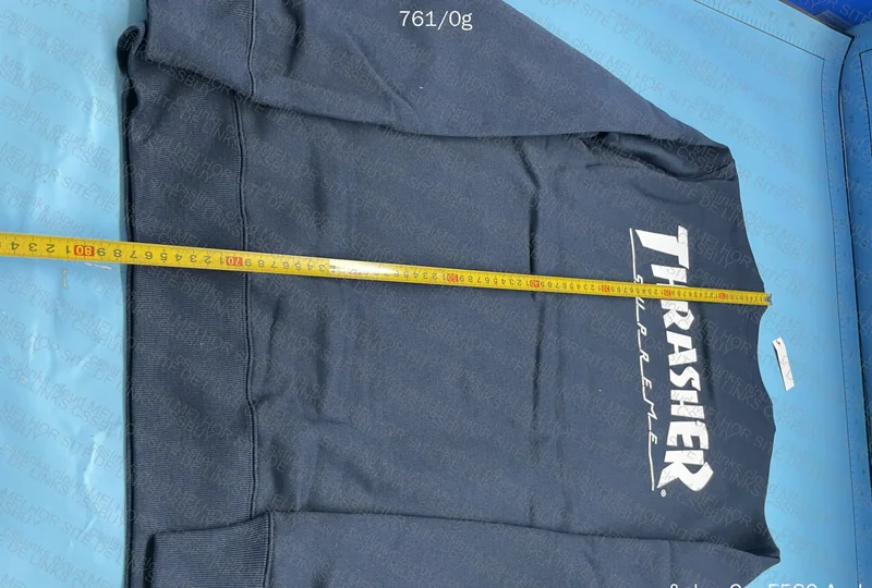 Thrasher x Supreme Harold Hunter Hoodie with Measurements 5