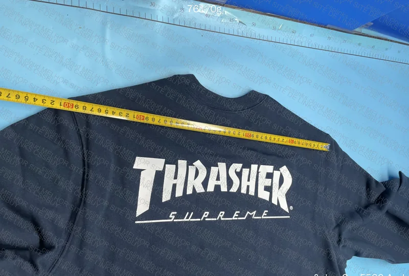 Thrasher x Supreme Harold Hunter Hoodie with Measurements 6