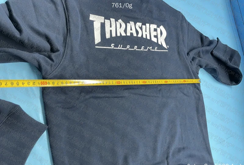 Thrasher x Supreme Harold Hunter Hoodie with Measurements 7