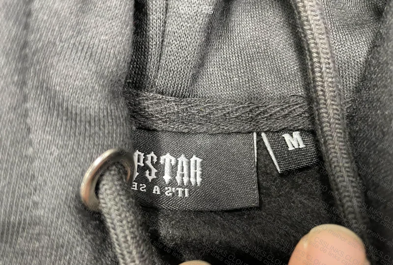 Trapstar Hoodie (Black with Gray Lettering) 3