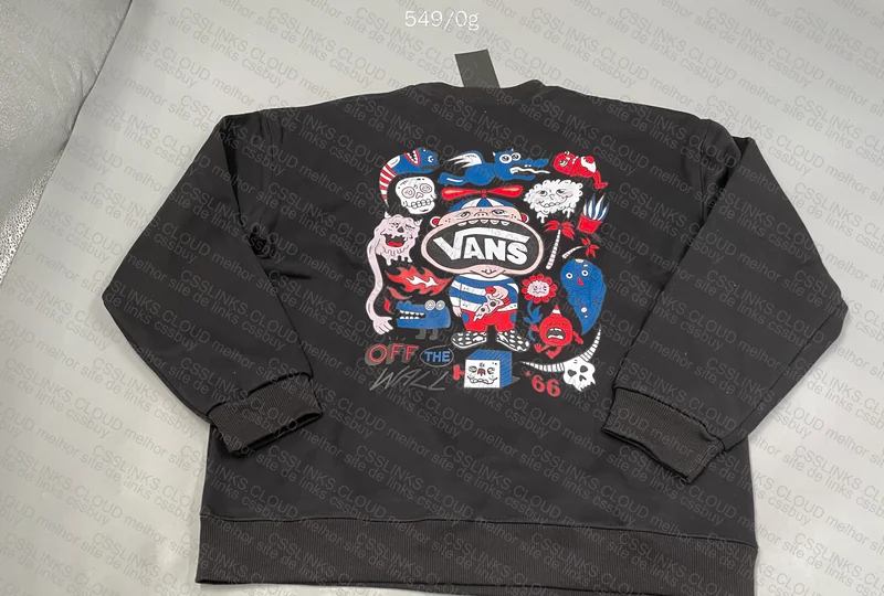 VANS Hoodie with Measurements